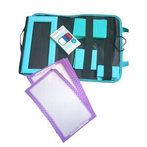Kahootz Fashion Plates Kit Play Set Travel Carrying Case